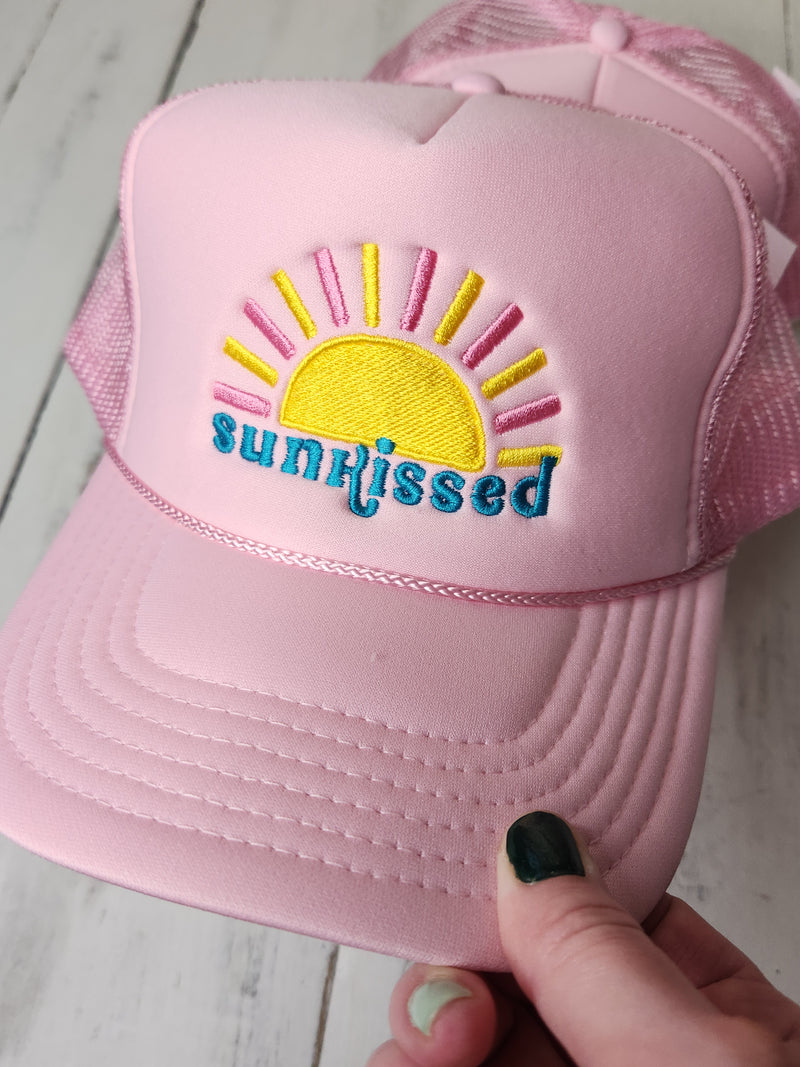 Sunkissed Embroidered Trucker Hat