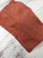 Headhug - Rust Ribbed Fabric Top Knot