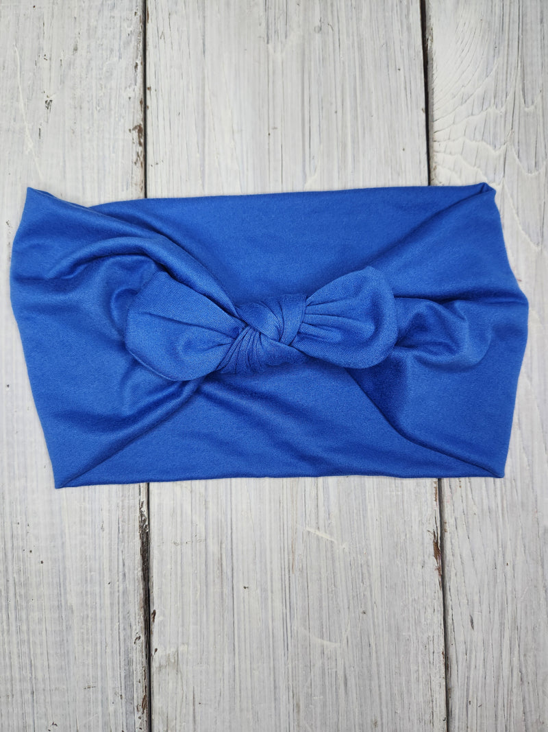 Headhug - Blue Faux Bow