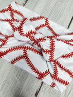 Headhug - Baseball Faux Bow