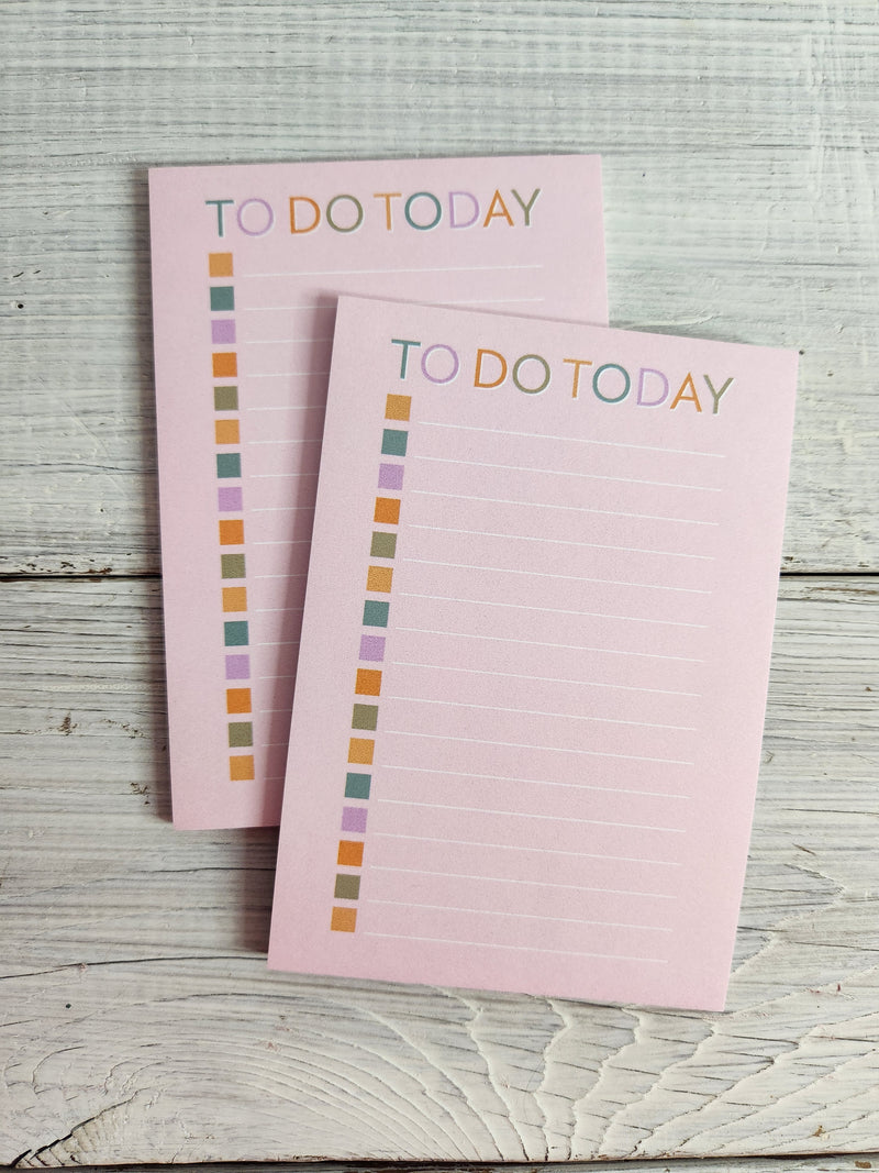 To Do Today Notepad