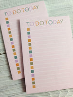 To Do Today Notepad