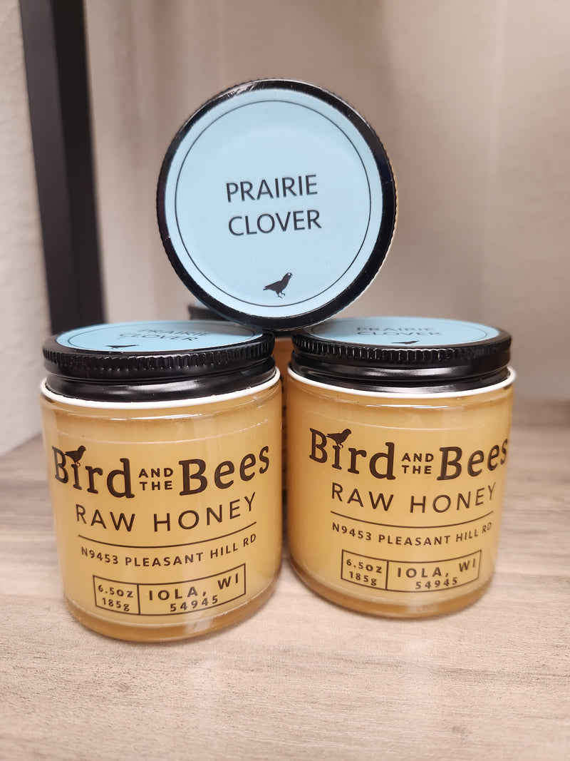 Bird and the Bees Raw Honey - Prairie Clover