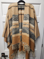 L'Anse Aztec Shawl (Brown)