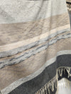 L'Anse Aztec Shawl (Grey)