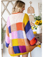 Colorful Chunky Knit Sweater