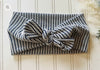 Olive Textured Faux Bow Headhug