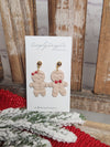 Gingerbread Girl & Boy Handmade Clay Earrings