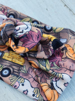 Scarecrow Faux Bow Headhug