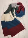 Colorblock Cozy Ribbed Scarf - Winter Woods
