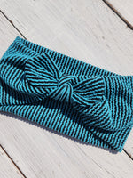 Turquoise + Black Urban Textured Headhug