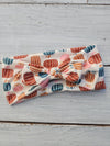 Fall Pumpkins Faux Bow Headhug