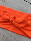 Headhug - Neon Orange Faux Bow
