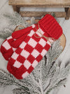 The Red & Pink Color Pop Check Mittens