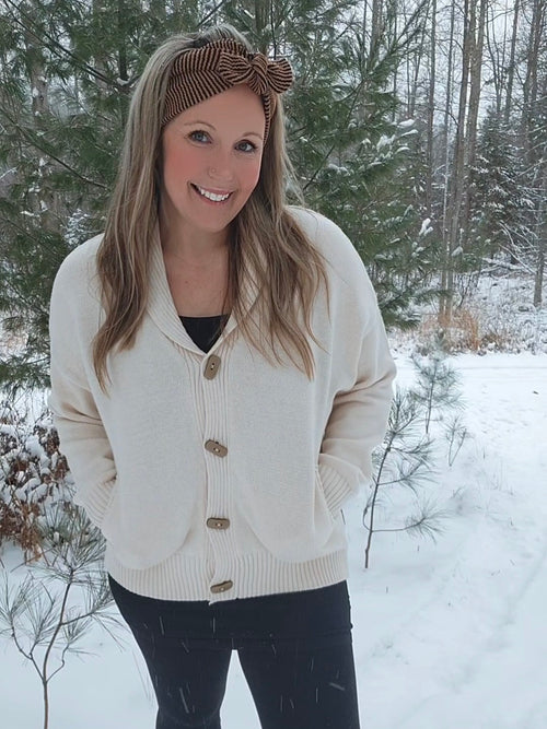 The Cozy Cabin Toggle Button Sweater
