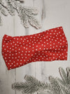 Red Polka Dot Faux Bow Headhug