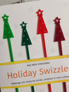 Holiday Trees Acrylic Stir Sticks
