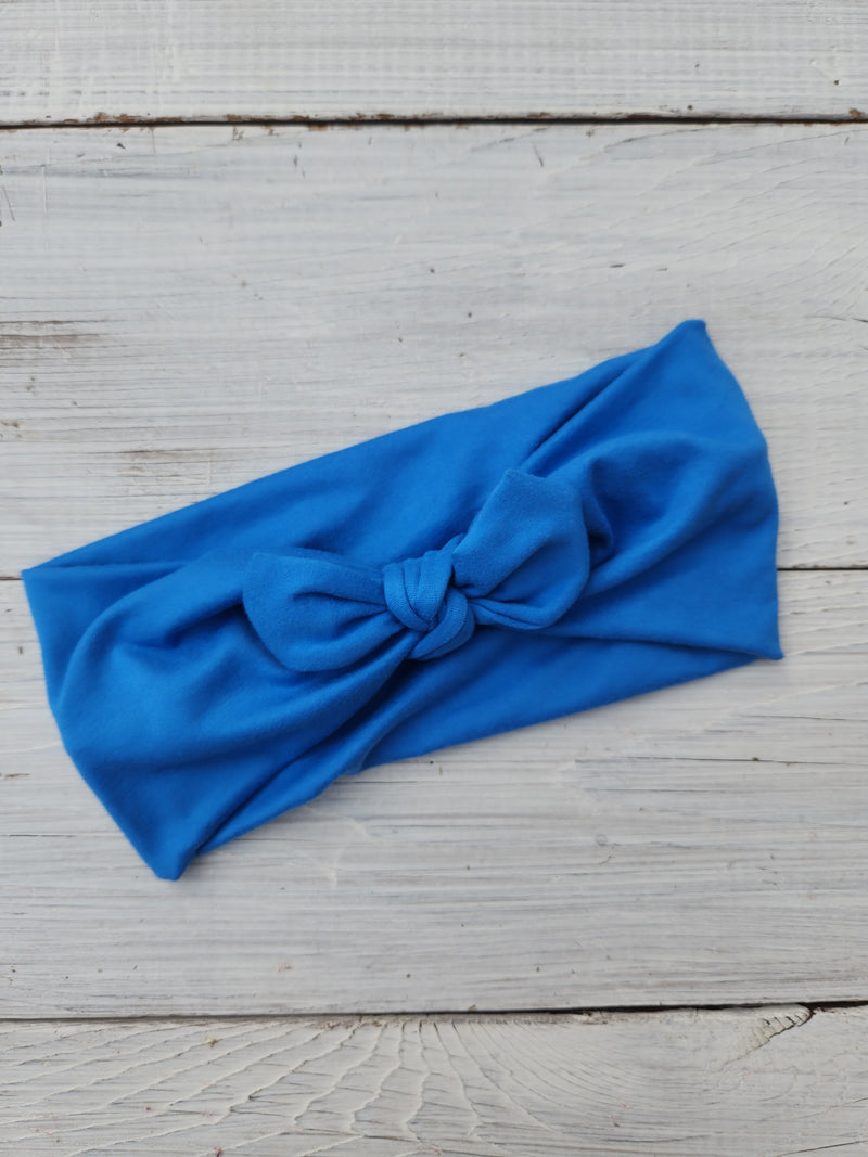 Headhug - Neon Blue Faux Bow