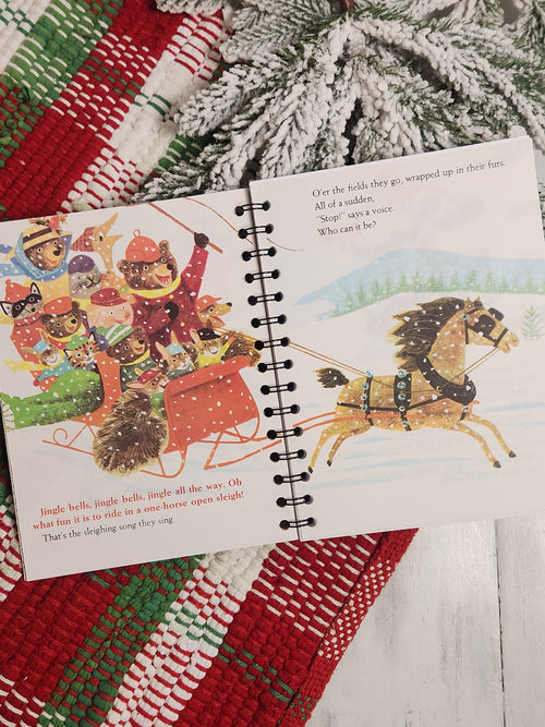 Jingle Bells Upcycled Journal