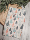 Waffle Kitchen Towel with Hanging Loop - Winter Woods