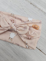 Boho Ghost Faux Bow Headhug