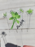 Garden Markers Reusable - Herbs