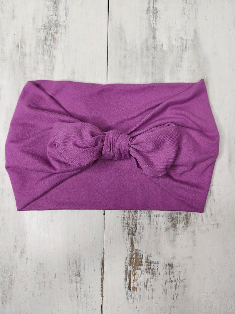 Headhug - Purple Faux Bow