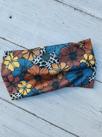 Wild Floral Faux Bow Headhug