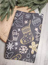 Waffle Kitchen Towel with Hanging Loop - Holiday Fun