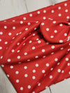 Red Polka Dot Faux Bow Headhug