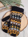 The Winter Wanderer Mittens - Black