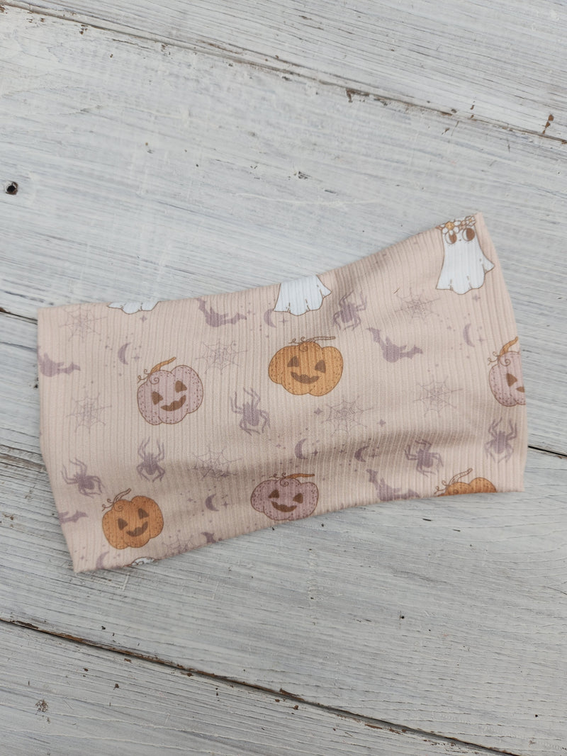 Boho Ghost Faux Bow Headhug