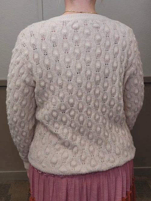 Everything Cozy Cable Knit Sweater