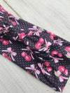 Bows + Cherries Faux Bow Headhug