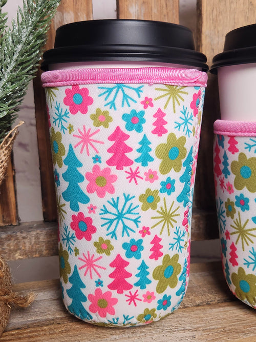 Cup Sleeve - 1960s Trees