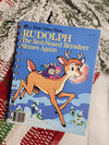 Rudolph the Red-Nosed Reindeer Shines Again Upcycled Journal