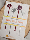 Winneconne Wolves Acrylic Stir Sticks