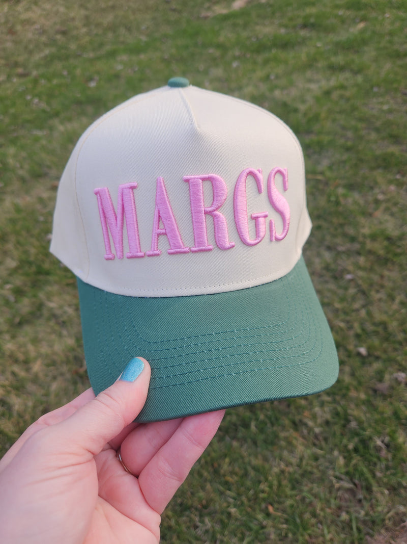 Margs Embroidered Snapback Hat