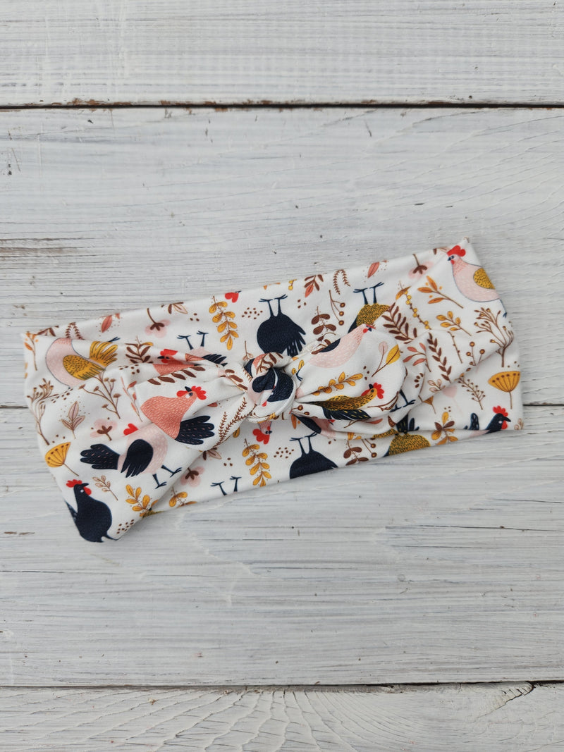Headhug - Chicken Print Faux Bow