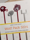 Winneconne Wolves Acrylic Stir Sticks