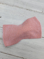 Light Rust Textured Faux Bow Headhug