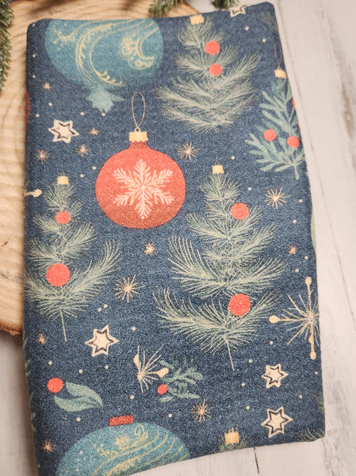 Waffle Kitchen Towel with Hanging Loop - Oh Christmas Tree