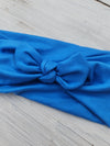 Headhug - Neon Blue Faux Bow