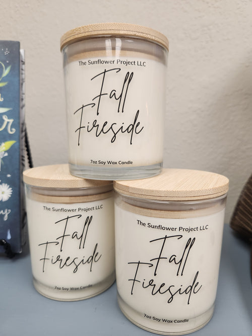 Fall Fireside Soy Wax Candle (8oz)