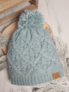Everblue Cozy Pom Beanie Hat