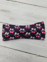 Bows + Cherries Faux Bow Headhug