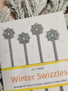 Let it Snow Snowflake Acrylic Stir Sticks