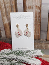 Candy Cane Cocoa Handmade Clay Earrings