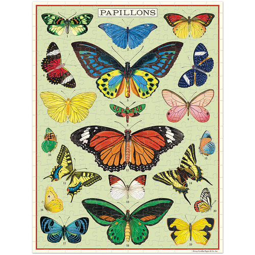 Cavallini 240pc. Mini Puzzle - Butterfles