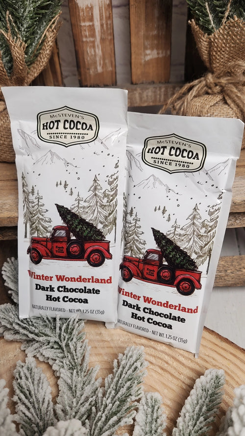 Winter Wonderland Dark Chocolate Single Packet Cocoa 1.25oz